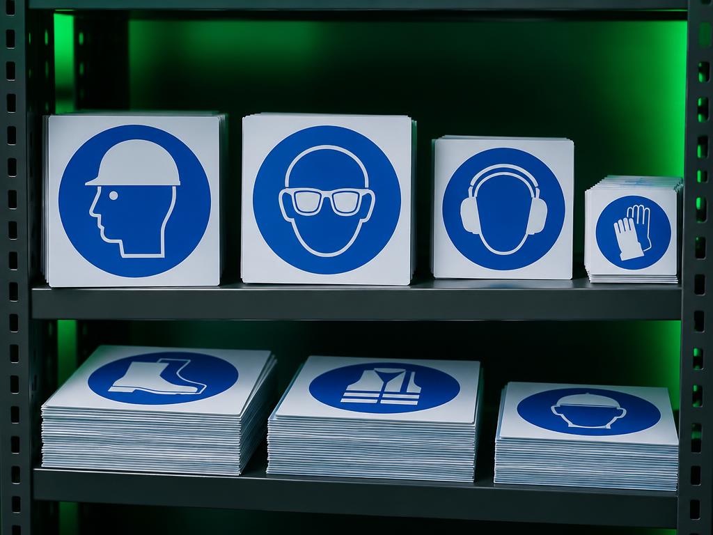 Safety equipment — Mandatory Signs