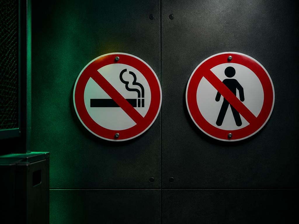 Safety equipment — Prohibition Signs